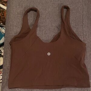 lululemon athletica Brown Tank Top